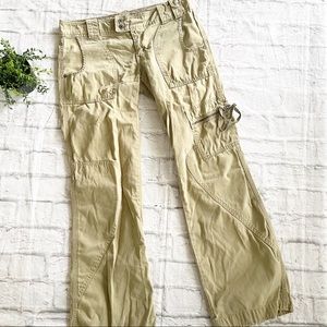 Sanctuary Anthropologie cargo flare leg pants 4